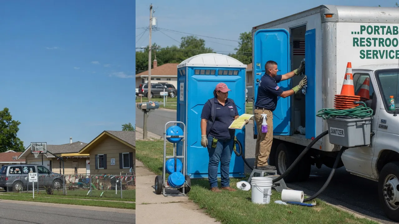 Portable Toilet Rental in West Brooklyn, IL near me